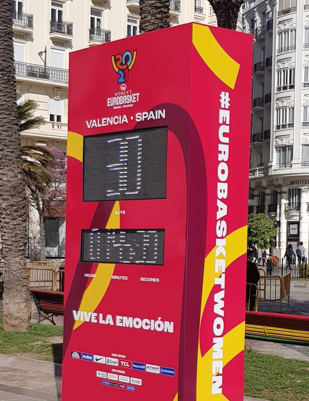 Reloj Cuenta Atrás de la Federación Española de Basquet